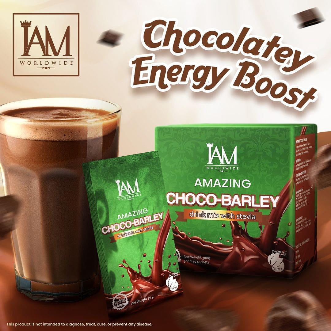 IAM Amazing Choco Barley | 1 Box | 10 Sachets | Free Shipping | COD