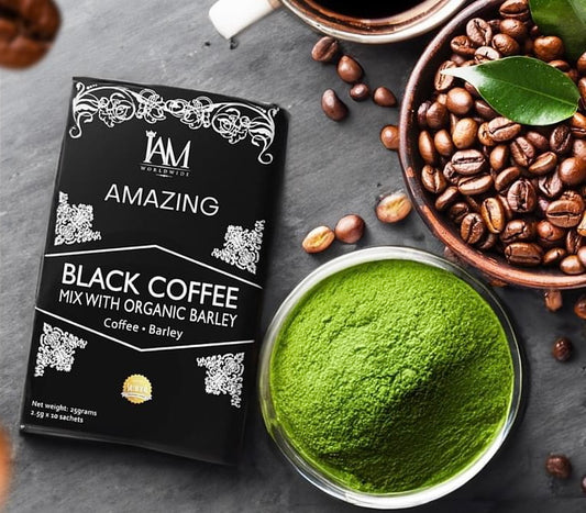 Amazing Black Coffee mix with Organic Barley