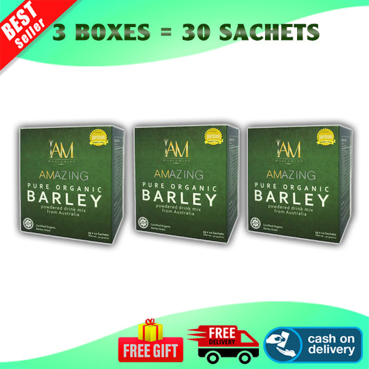 IAM Pure Organic Barley 3 Boxes | Free Shipping | Cash on Delivery