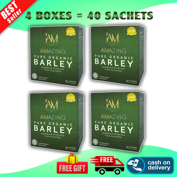 IAM Pure Organic Barley 4 Boxes | Free Shipping | Cash on Delivery