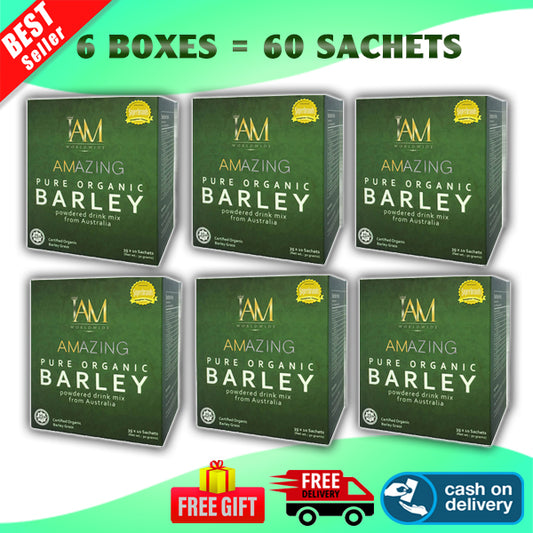 IAM Pure Organic Barley 6 Boxes | Free Shipping | Cash on Delivery